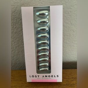 NIB Lost Angels Silver Press-On Nail Extensions